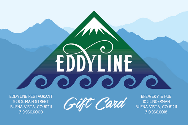 Eddyline Brewing gift card - craft brewery and taproom in Buena Vista, Colorado