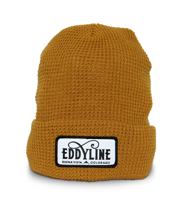 Eddyline Brewing logo patch beanie