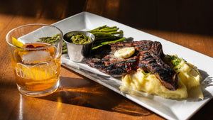 Tomahawk Ribeye and Old Fashioned